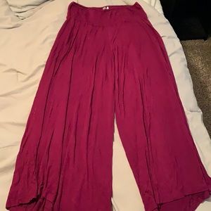 Flowy Purple High Waisted Pants